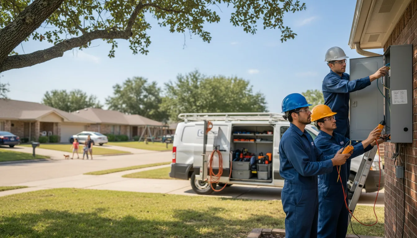 Certified electrician providing emergency electrical services in Central City, KY